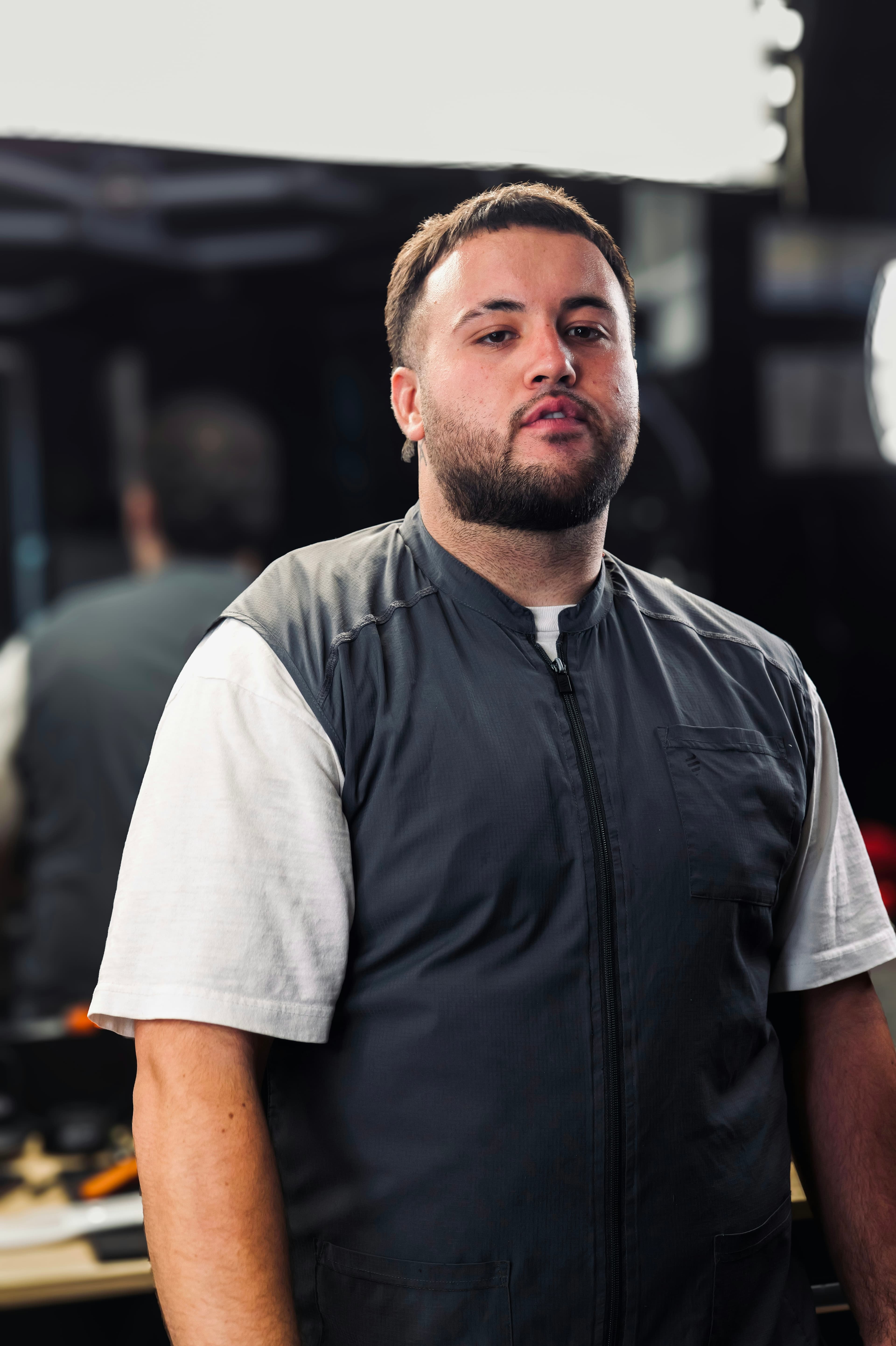 Ramiro Luna, taller de maquinaria